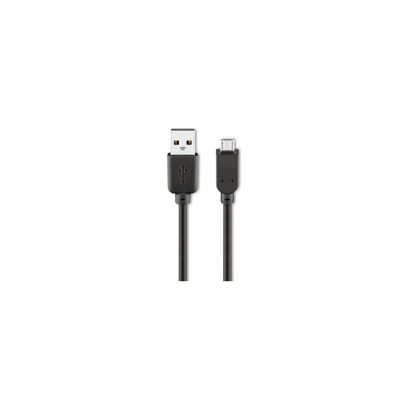 goobay USB-kabel 3m Sort goobay USB-kabel 3m Sort